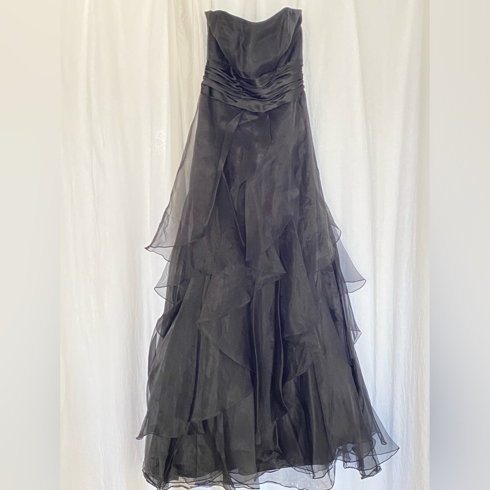 David’s bridal black gown